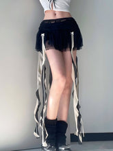 Load image into Gallery viewer, &#39;Don&#39;t Tell Him&#39; Dark Ribbon Mini Skirt AlielNosirrah
