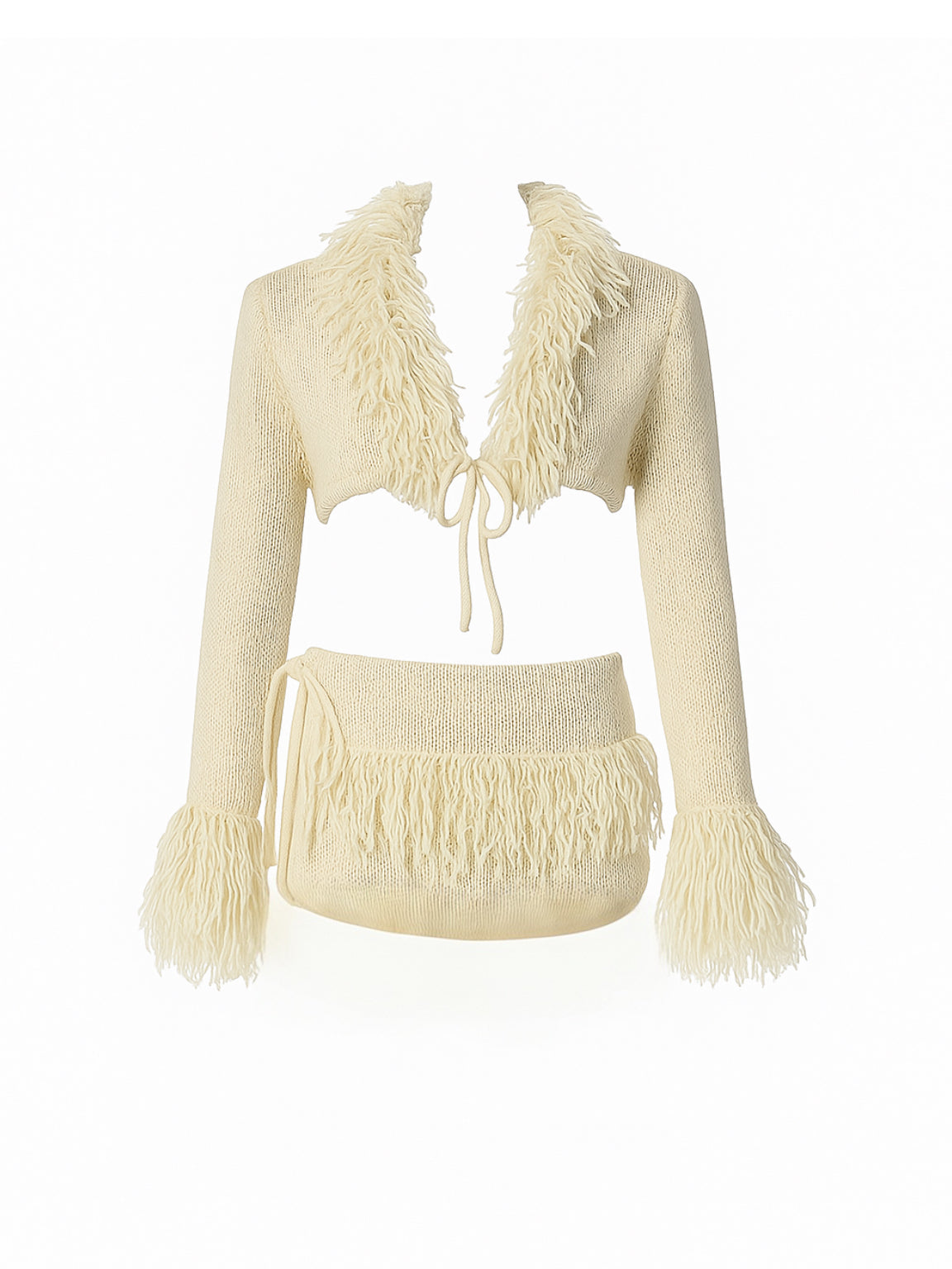 ’Shepherd' Boho Style Fur Shirts & Skirts 2 Pcs Set (Copy) AlielNosirrah