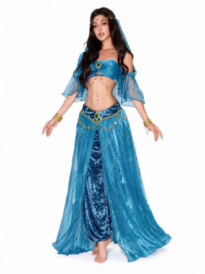 'Egyptian Princess' Halloween Cosplay Jasmine Dress