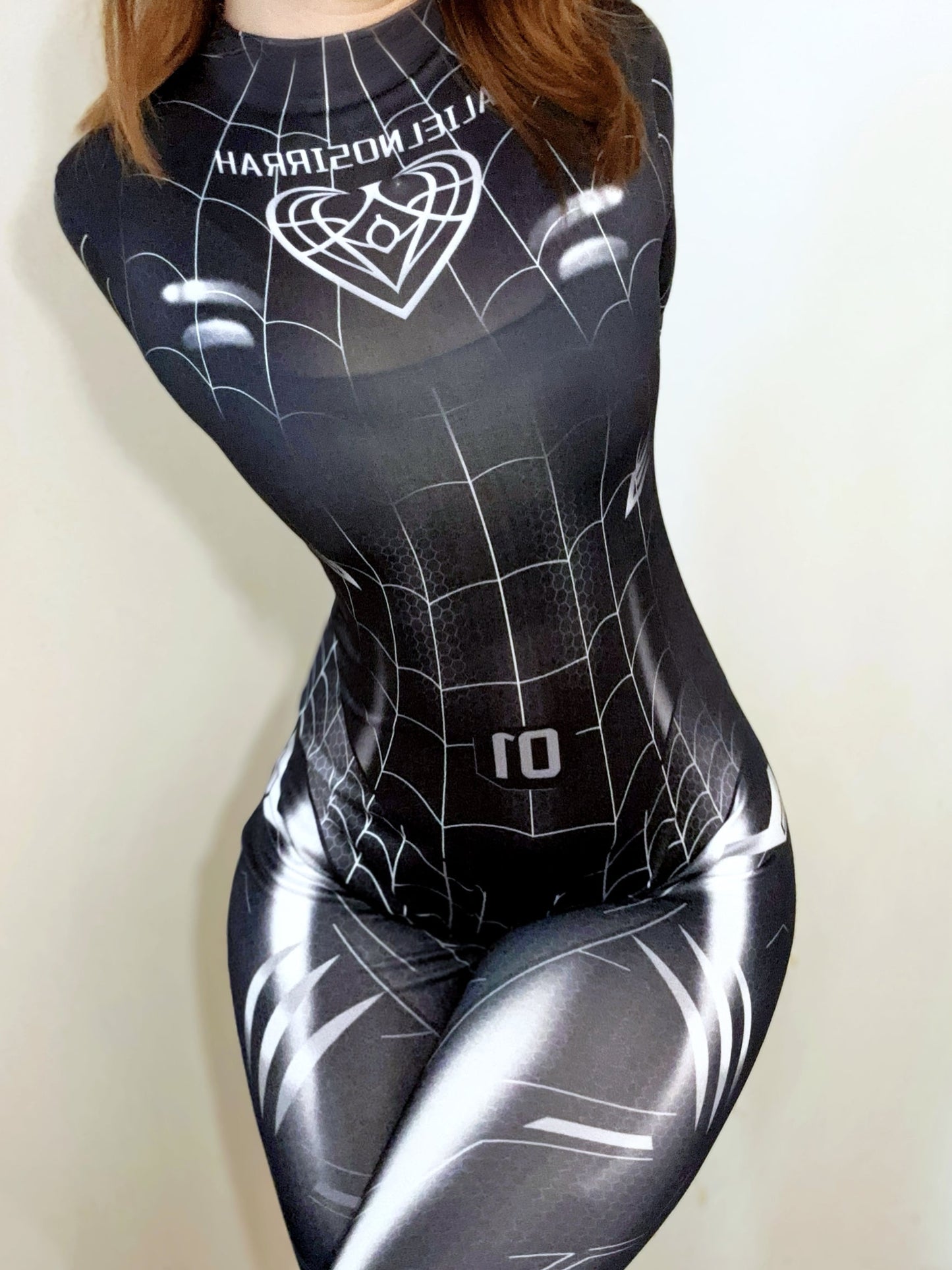 'Cyber Attack' Upgraded US Sized Stretchy Tight Costume Bodysuit AlielNosirrah