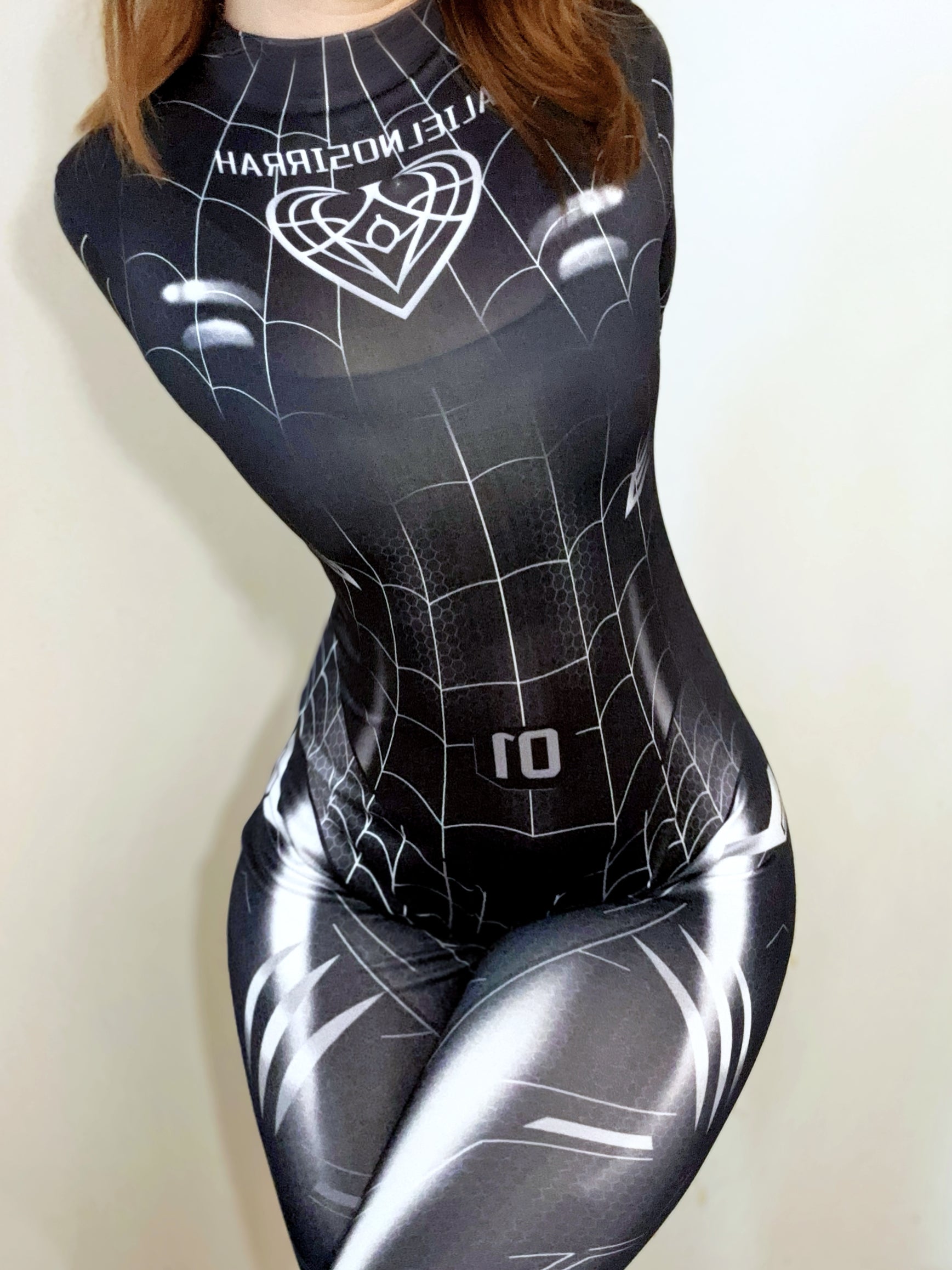 'Cyber Attack' Upgraded US Sized Stretchy Tight Costume Bodysuit AlielNosirrah