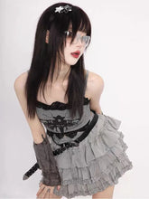 Load image into Gallery viewer, &#39;Evolution&#39; Dark Bees Cami Top Tu Tu Skirt Set AlielNosirrah
