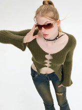 Load image into Gallery viewer, &#39;Exquisite Lady&#39; Y2K Vegan Mink Hot Girl Sweater AlielNosirrah
