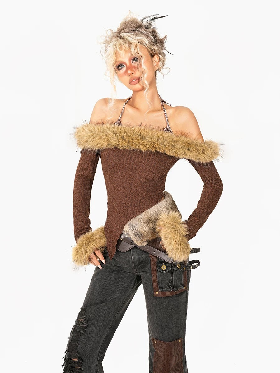 ’ Butterfly Echo' Fairy Grunge Butterfly Ripped Tie Up Shirts AlielNosirrah