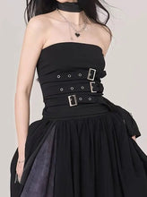 Load image into Gallery viewer, &#39;Fierce&#39;  Dark Punk Buckle Tube Top AlielNosirrah
