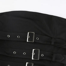 Load image into Gallery viewer, &#39;Fierce&#39;  Dark Punk Buckle Tube Top AlielNosirrah
