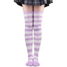 Load image into Gallery viewer, &#39;Funfair&#39; Y2k Harajuku Striped Pastel Tights AlielNosirrah
