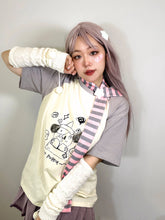 Load image into Gallery viewer, &#39;Ghost Puppy&#39; Anime Kawaii Graffiti Scarf Shirts AlielNosirrah
