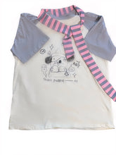 Load image into Gallery viewer, &#39;Ghost Puppy&#39; Anime Kawaii Graffiti Scarf Shirts AlielNosirrah
