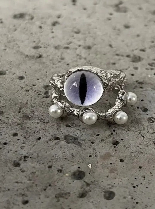 'Glimpse' Alt Eye Ball Beads Rings AlielNosirrah