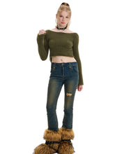 Load image into Gallery viewer, ’Hey Henry‘ Millennial Style Imitation Mink Hot Girl Sweater AlielNosirrah
