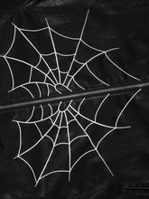 Load image into Gallery viewer, &#39;Intuition&#39; Dark Unisex Oversized Spider Leather Jacket AlielNosirrah
