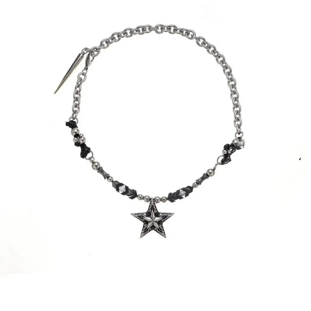 'Killer Star' Dark Arrows Star Beads Necklace AlielNosirrah