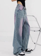 Load image into Gallery viewer, &#39;Lavender&#39; Grunge Oversized Distressed Wide-Leg Pants AlielNosirrah
