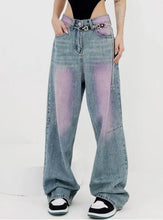 Load image into Gallery viewer, &#39;Lavender&#39; Grunge Oversized Distressed Wide-Leg Pants AlielNosirrah
