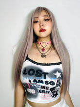 Load image into Gallery viewer, &#39;Lost Babe&#39; Alt Anime Y2k Graffiti Cami Top AlielNosirrah
