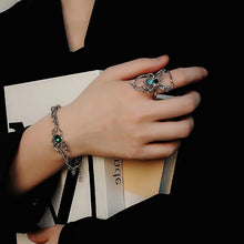 Load image into Gallery viewer, &#39;Lunar eclipse&#39; Alt Spider Moonstone Rings AlielNosirrah
