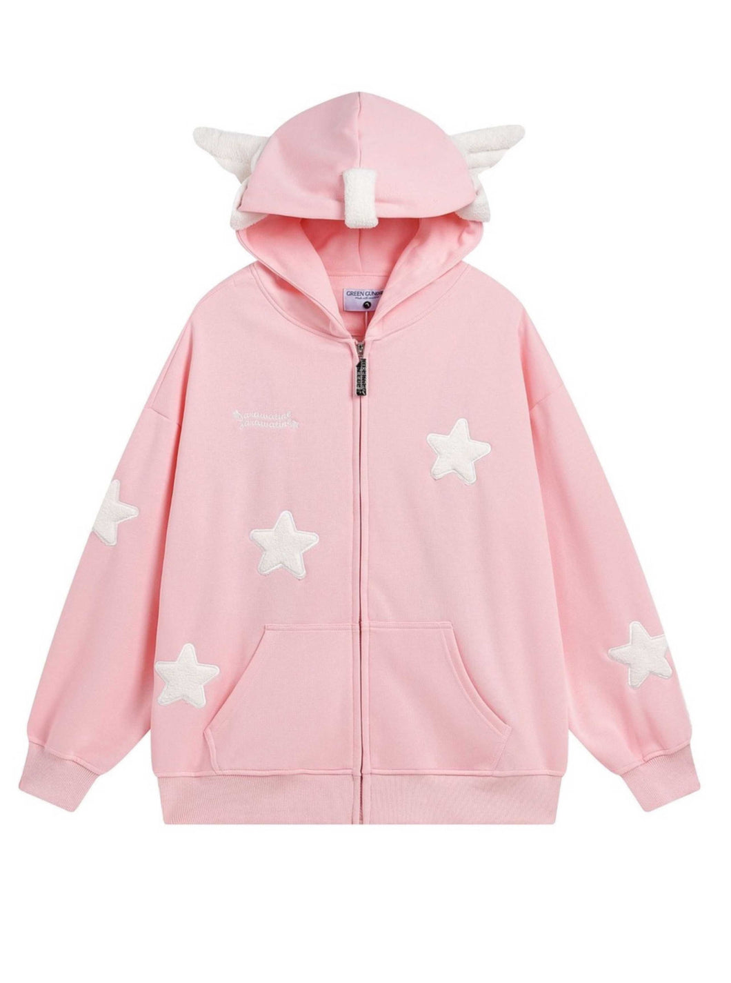 'Magic Fairies' Fairies Ears Zipped Oversized  Hoodie AlielNosirrah