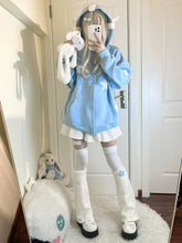 Load image into Gallery viewer, &#39;Magic Fairies&#39; Fairies Ears Zipped Oversized  Hoodie AlielNosirrah
