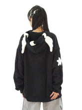 Load image into Gallery viewer, &#39;Magic Fairies&#39; Fairies Ears Zipped Oversized  Hoodie AlielNosirrah
