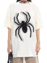 Load image into Gallery viewer, &#39;Mega Spider&#39; Punk Oversized Unisex Spider T-Shirts AlielNosirrah
