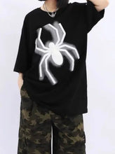 Load image into Gallery viewer, &#39;Mega Spider&#39; Punk Oversized Unisex Spider T-Shirts AlielNosirrah
