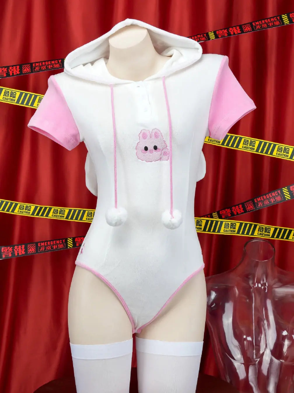 'Melody' Anime Girl Hooded Bunny Ears Costume AlielNosirrah