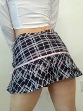 Load image into Gallery viewer, &#39;Mimosa&#39; Kawaii Checked Bowtie Mini Skirt AlielNosirrah
