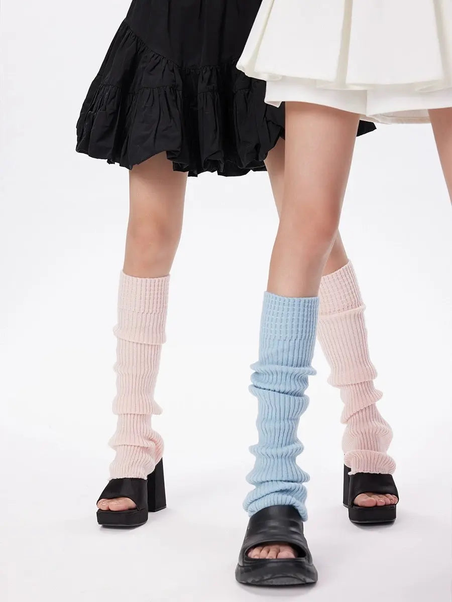 'Moon River' Extended Knitted Ballet Core Leg Warmers AlielNosirrah