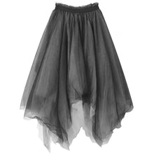 Load image into Gallery viewer, &#39;Mountain&#39; Dark Mesh Midi Handy Hem Dress AlielNosirrah
