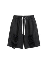 Load image into Gallery viewer, &#39;Naughty Pink&#39; Pastel Street Style Ripped Shorts AlielNosirrah
