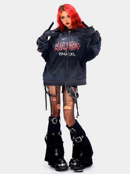 gaze-letter-print-tie-dye-hoodie-with-detachable-mask-gloves-3