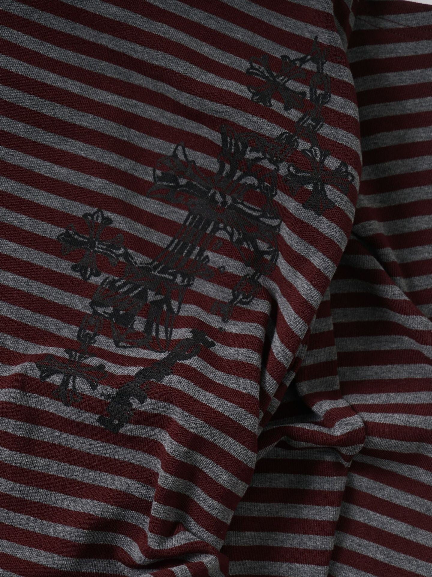 ’Sway & Style' Cross-Strap Off-Shoulder Long Sleeve Tee AlielNosirrah