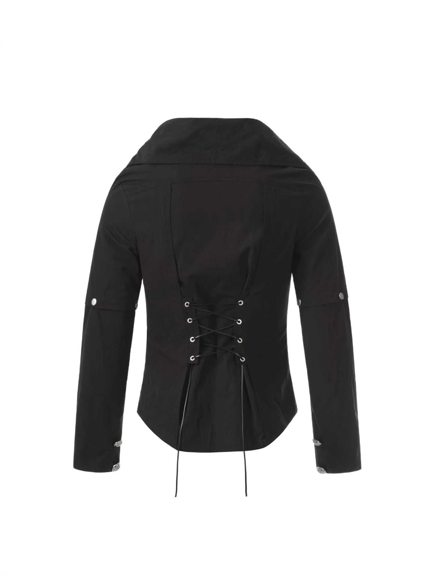'Apex' Functional Stand Collar Multi-Button Jacket AlielNosirrah