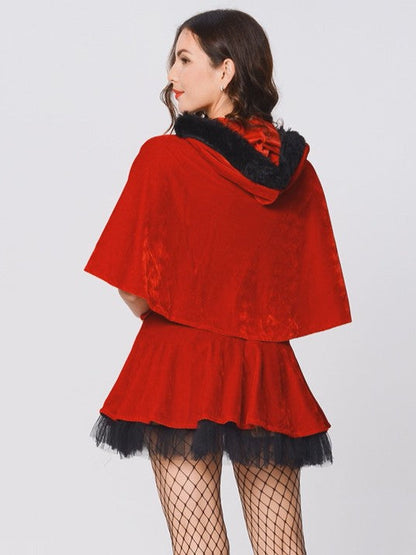 'Holly Hoodie' Christmas Red Riding Hood Cosplay Set AlielNosirrah