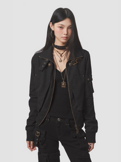 ’Urban Chill' Irregular Moto Workwear Style Jacket (Copy) AlielNosirrah