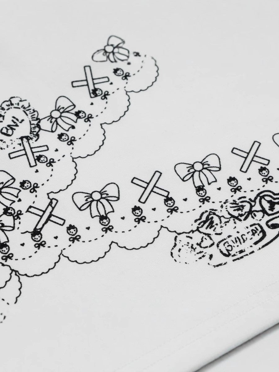 'Hidden Kitty' Kitty Striped Slim Fitted Long Sleeve Top (Copy) AlielNosirrah