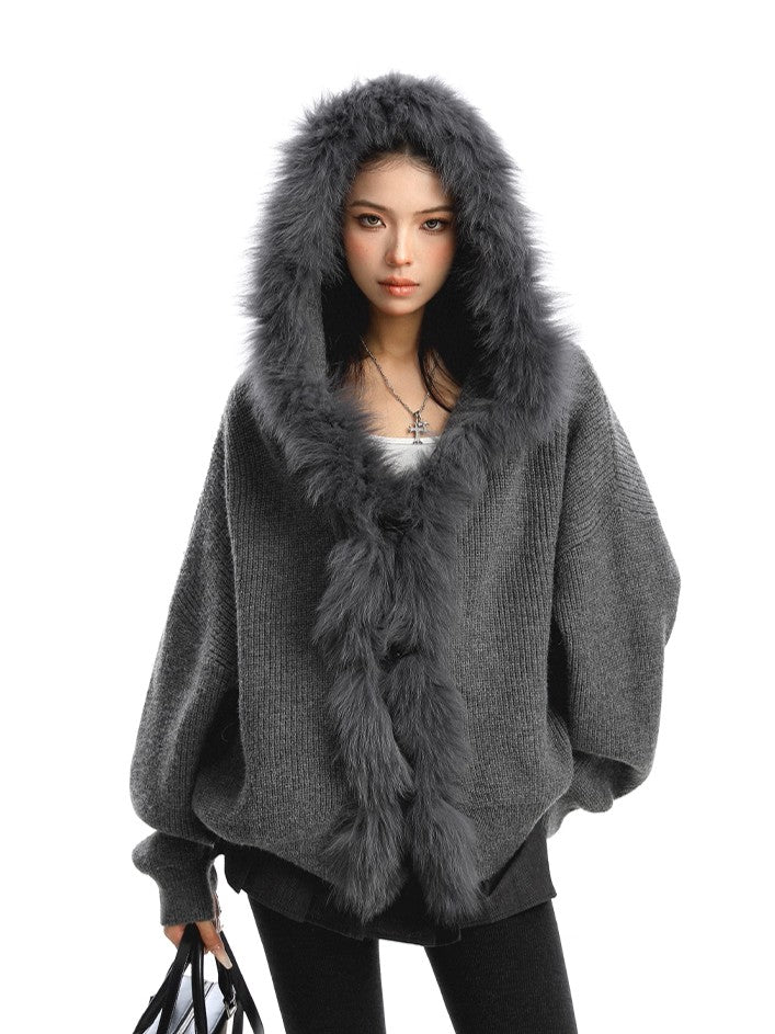 'Fuzzy Dreams' Casual Loose Knit Sweater Cardigan (Copy) AlielNosirrah