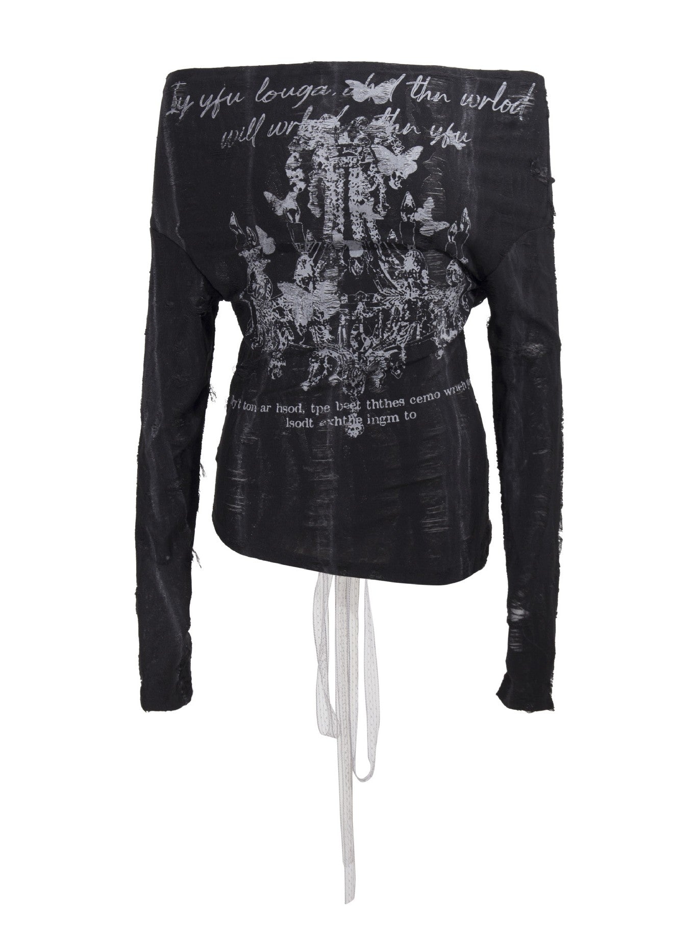 ’Urban Temptress' Color-Block Off-Shoulder Tie Top (Copy) AlielNosirrah