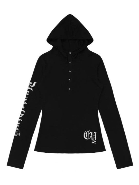 ’Slim & Chic' Urban Trendy Fit Long Sleeve Hoodie Tee (Copy) AlielNosirrah