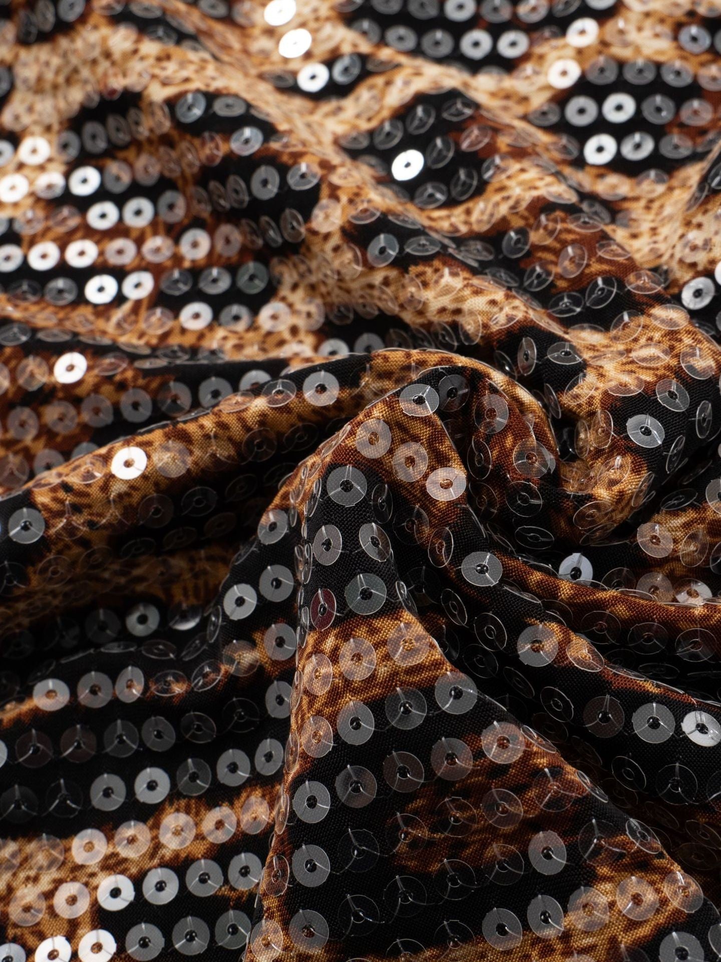 'Wild Spark' Sexy Leopard Sequin Halter Dress AlielNosirrah