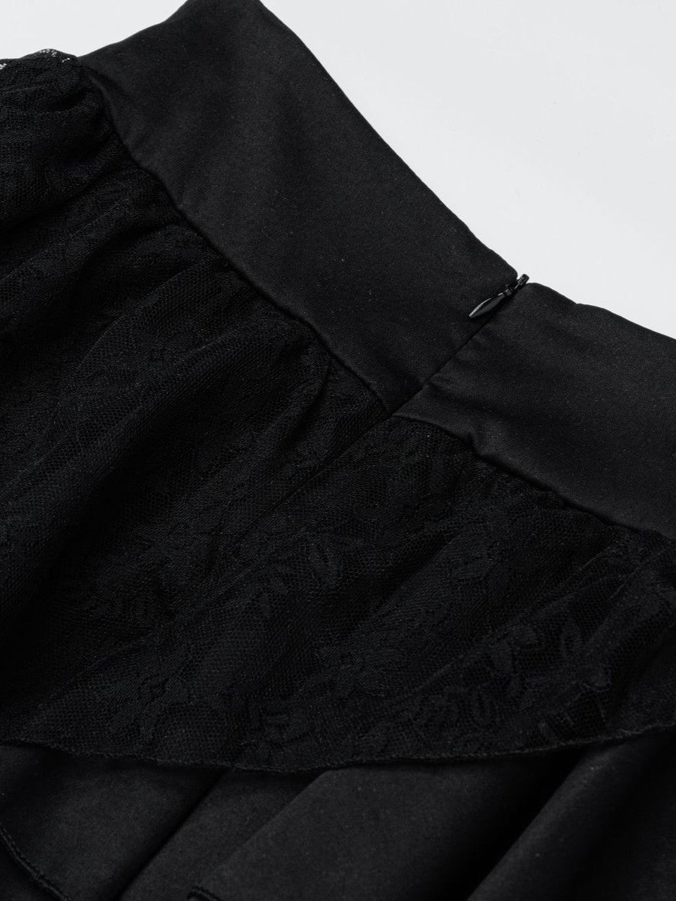 'Sinful Cross' Vintage Gothic Lace Irregular Design Skirt AlielNosirrah