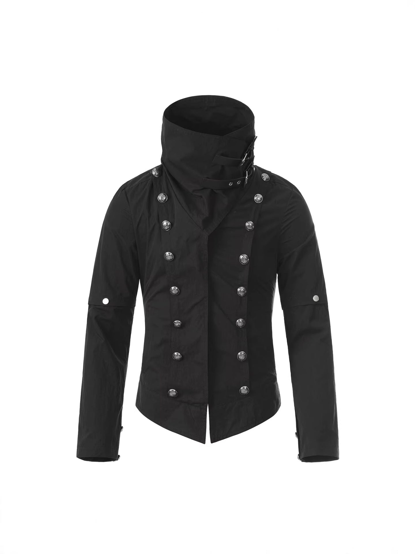 'Apex' Functional Stand Collar Multi-Button Jacket AlielNosirrah