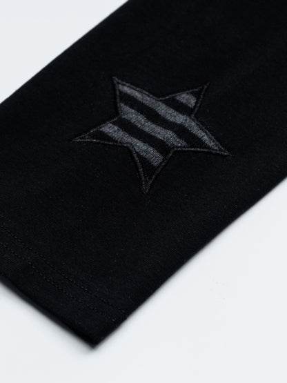 'Hidden Kitty' Kitty Striped Slim Fitted Long Sleeve Top (Copy) AlielNosirrah