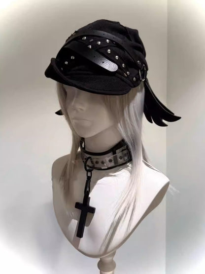 'Wrecking Rabbit' Y2K Punk Rabbit-Ear Hat (Copy) AlielNosirrah