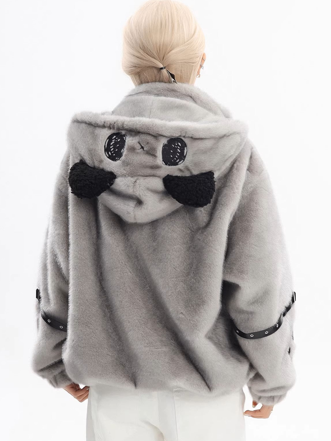 'Panda Cloud' Panda Ear Sherpa Fleece Thickened Warm Jacket AlielNosirrah