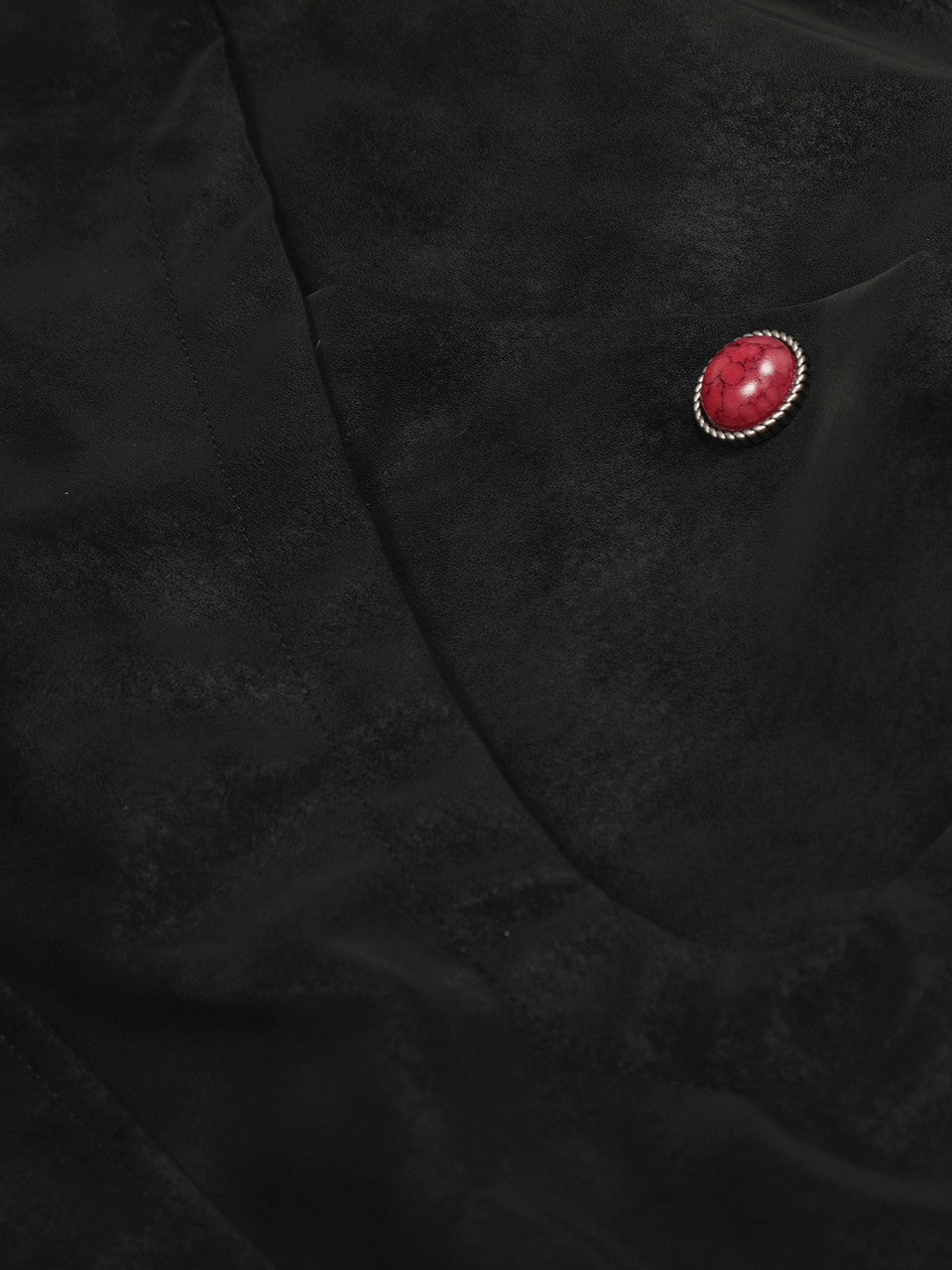 'Frosted Vixen' Double Zippers Faux Fur Collar Cropped Jacket (Copy) AlielNosirrah