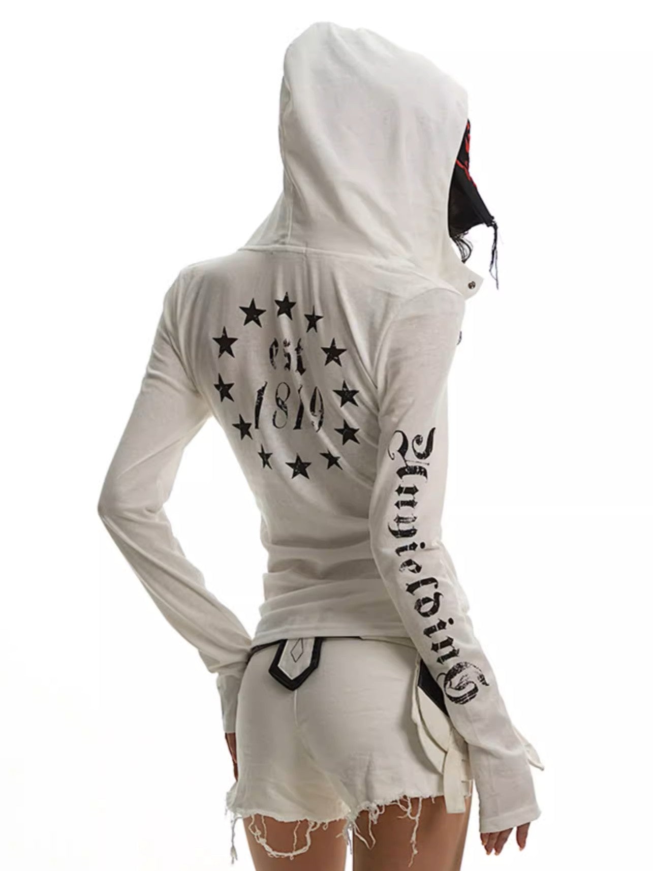 ’Slim & Chic' Urban Trendy Fit Long Sleeve Hoodie Tee (Copy) AlielNosirrah