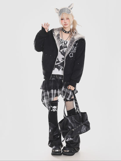 'Kitty Nova' Y2K Cat-Ear Cozy Hooded Puffer Jacket (Copy) AlielNosirrah