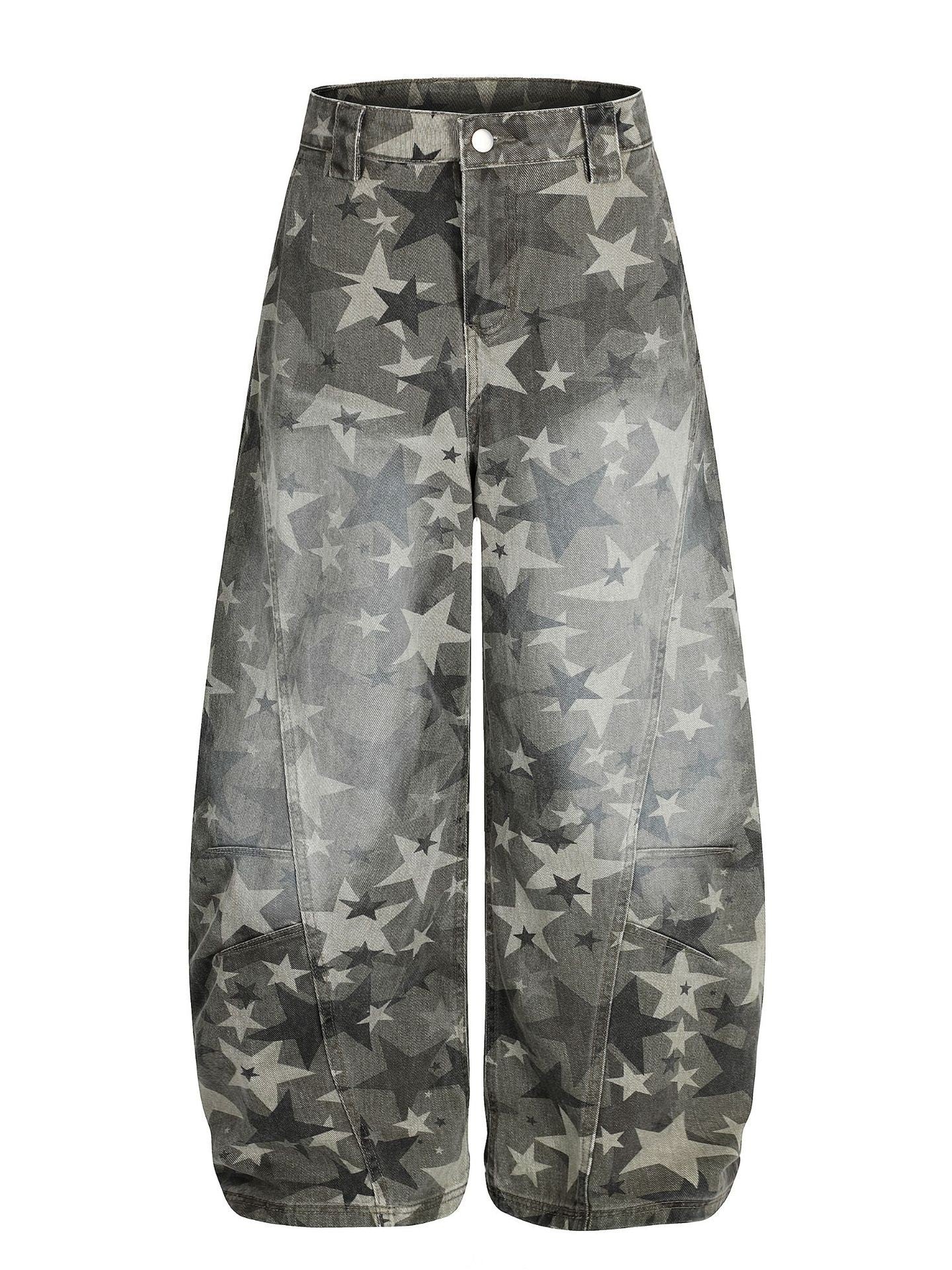 'Pickled Club' Oversized Rabbit Ear Denim Pants (Copy) AlielNosirrah